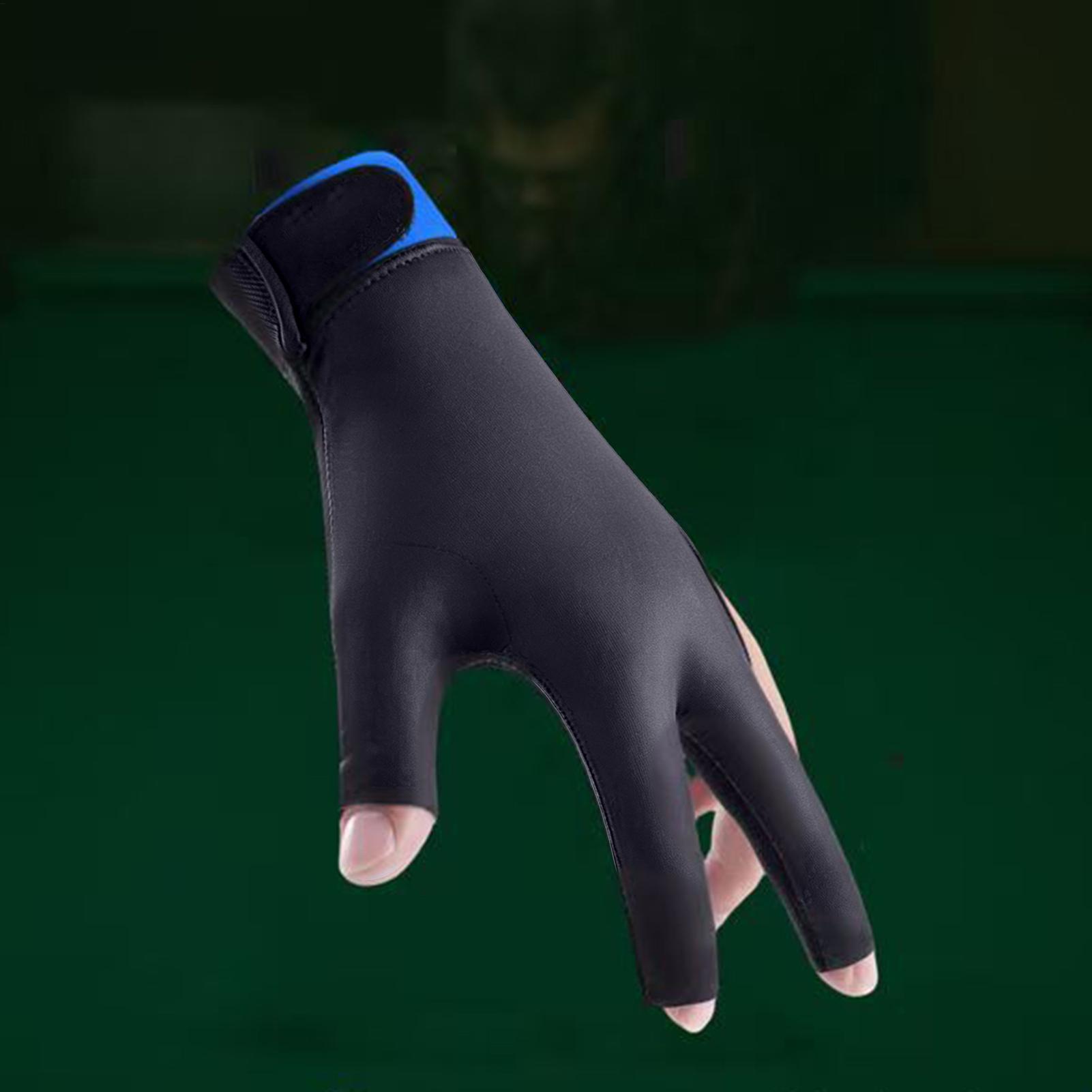 Women Accessories For Hand - Billiards Glove Left Hand 3-Finger Anti-Slip