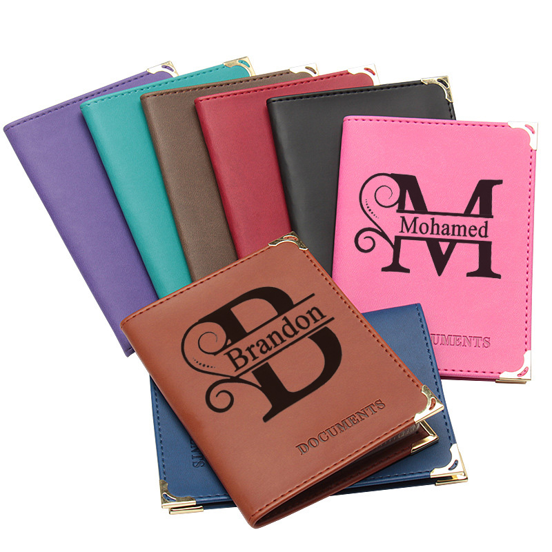 Women Accessories Business Name - Personalized Name Passport Holder for Men