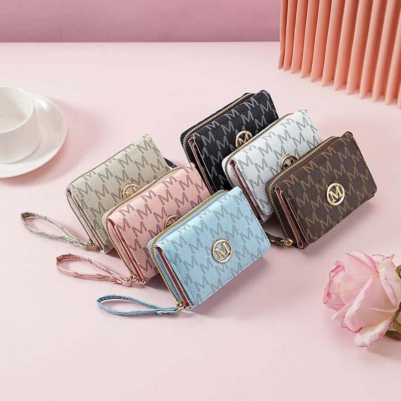 Threefold Zipper Wallet with L - Women Accessories Bag review and price