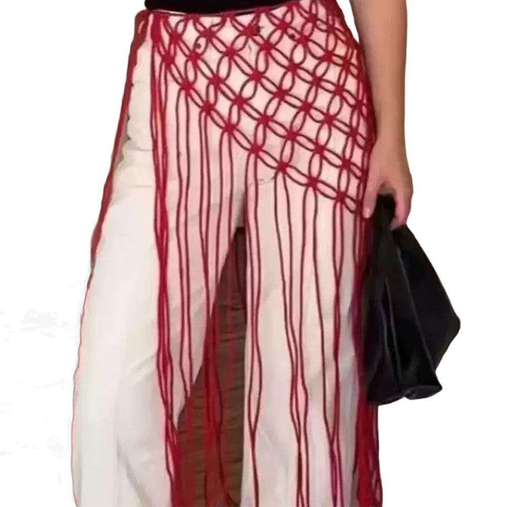 Netted Fringe Waistband Handwo - Women'S Jeans Accessories review and price