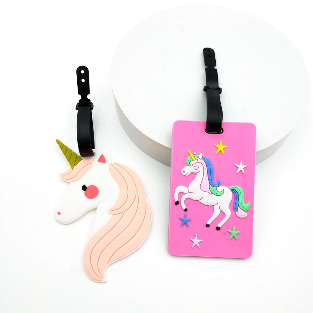 1pc/2pcs unicorn luggage tags  - Women Accessories Business Name review and price