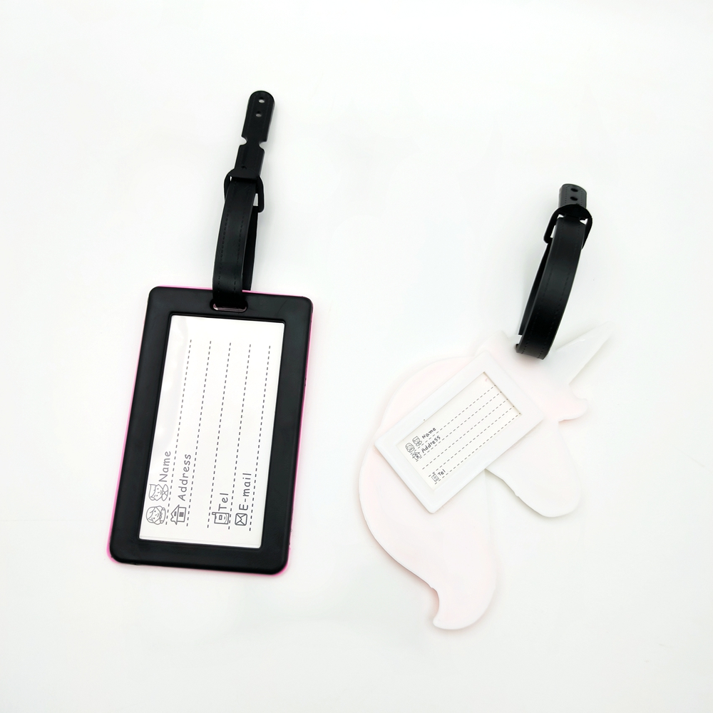 1pc/2pcs unicorn luggage tags  - Women Accessories Business Name review and price