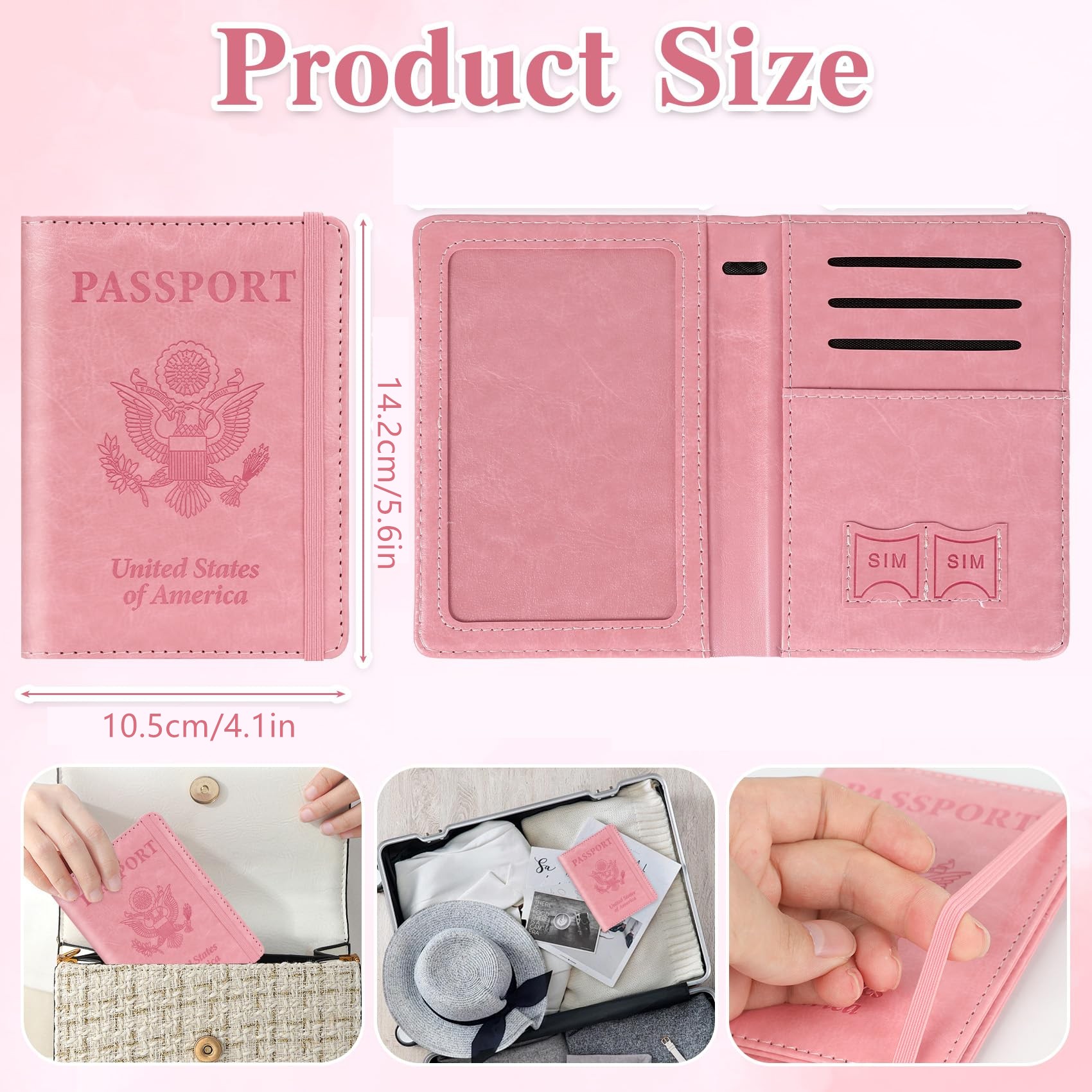 Passport Holder for Travel, Rf - Women'S Accessories Wallet review and price