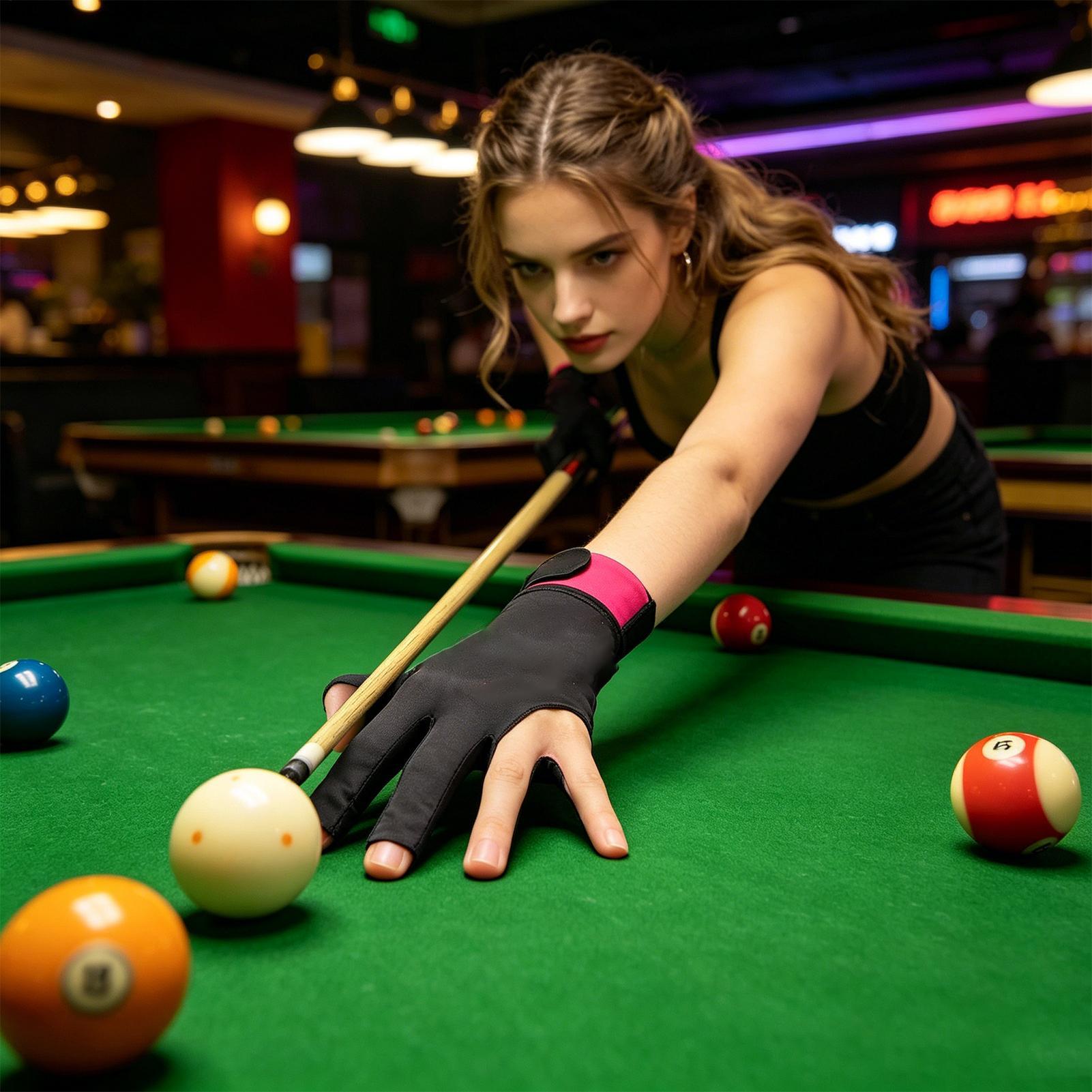 Billiards Glove Left Hand 3-Fi - Women Accessories For Hand review and price