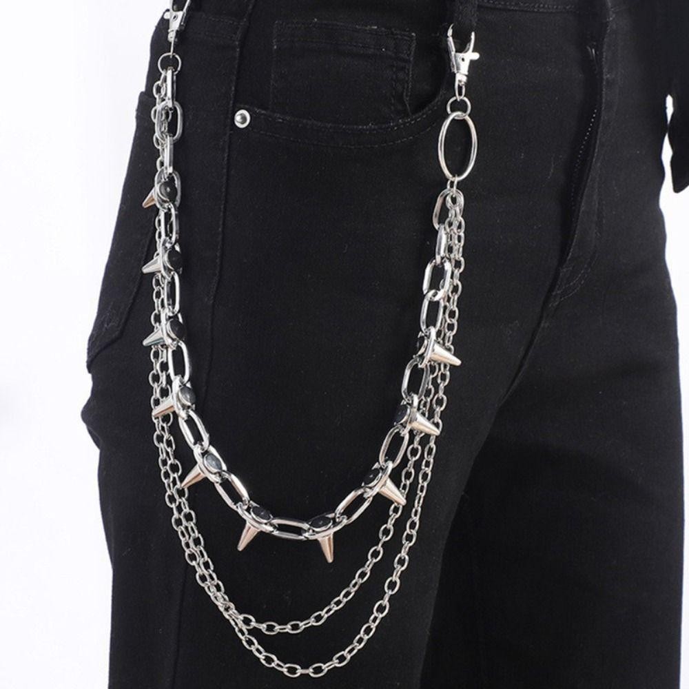 Unisex Hip Hop Punk Rock Metal - Women'S Jeans Accessories review and price