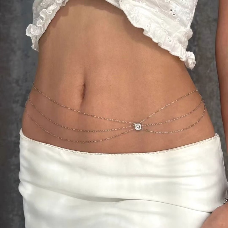 Summer  Hot Metal Waist Chain  - Women'S Jeans Accessories review and price