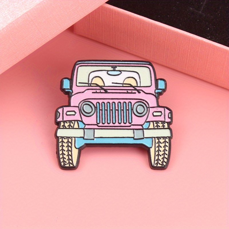 Adorable Pink Jeep Cartoon Ena - Women'S Jeep Accessories review and price