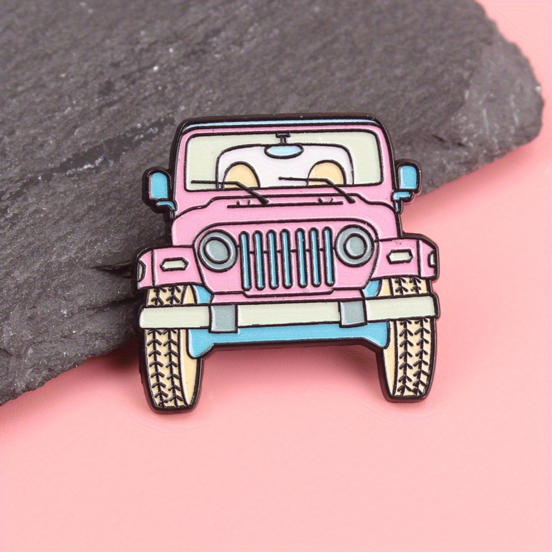 Adorable Pink Jeep Cartoon Ena - Women'S Jeep Accessories review and price