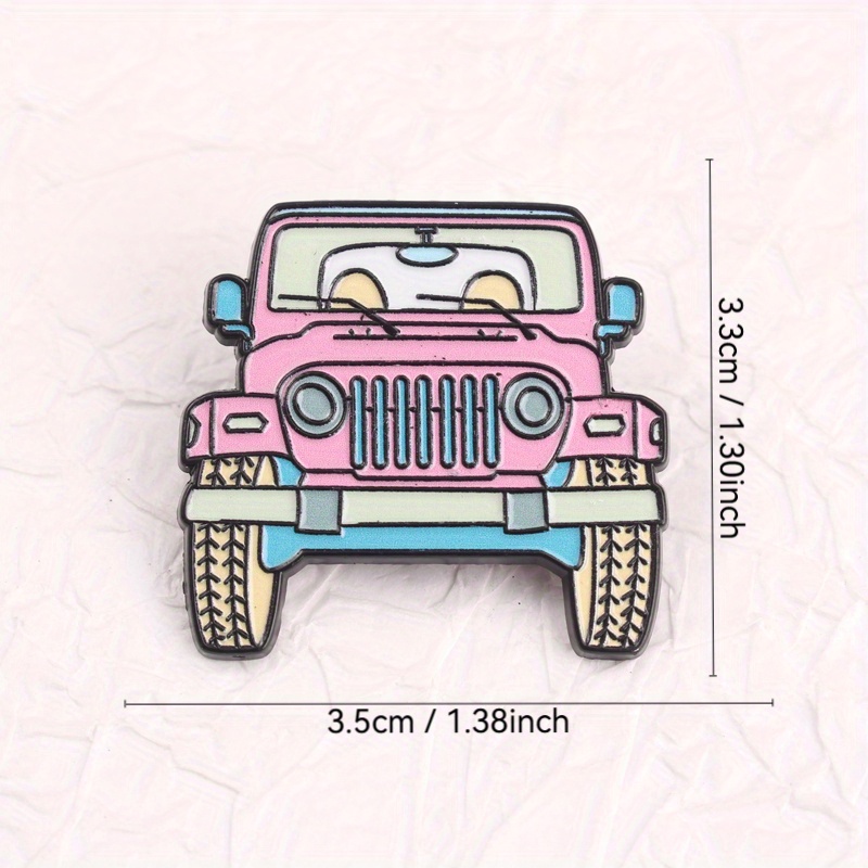Adorable Pink Jeep Cartoon Ena - Women'S Jeep Accessories review and price