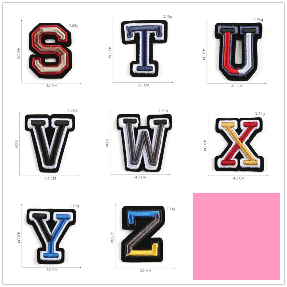 26Pcs A-Z Letters Patches Alph - Women'S Jeans Accessories review and price