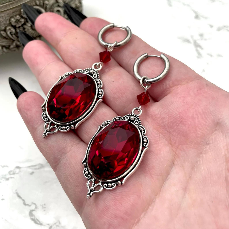 Vampire Cameo Earrings, Gothic - Women'S Vampire Accessories review and price
