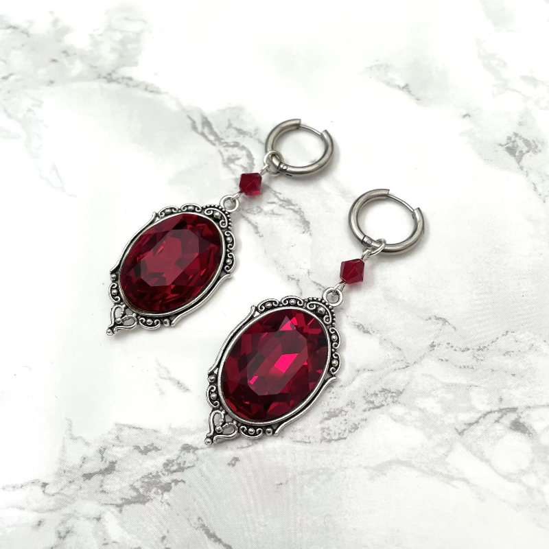 Vampire Cameo Earrings, Gothic - Women'S Vampire Accessories review and price