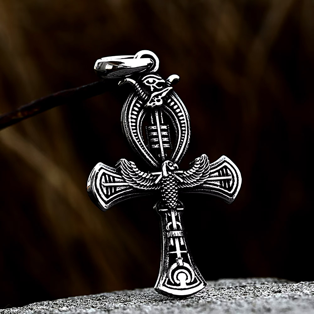 Retro Eagle Ankh Cross Stainle - Women'S Egyptian Accessories review and price
