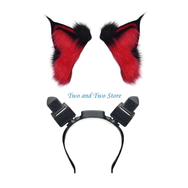 HX6F Lovely Plush Animated Ear - Women Accessories Description review and price