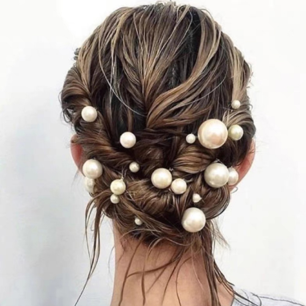 Pearl Crystal Hair Pins Comb S - Women Accessories For Hand review and price