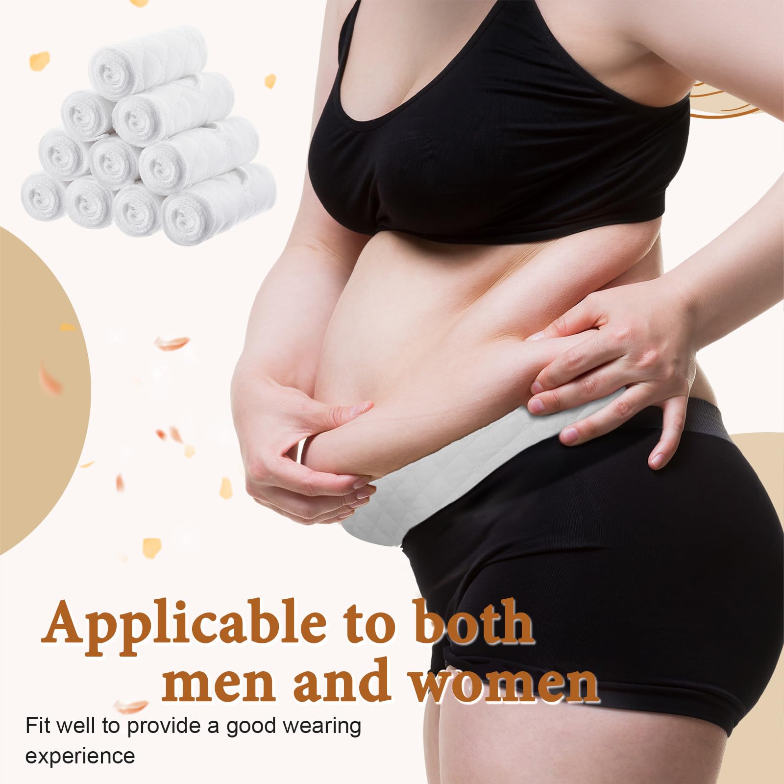 10 Pcs Tummy Liners for Sweat  - Women Accessories Under £10 review and price