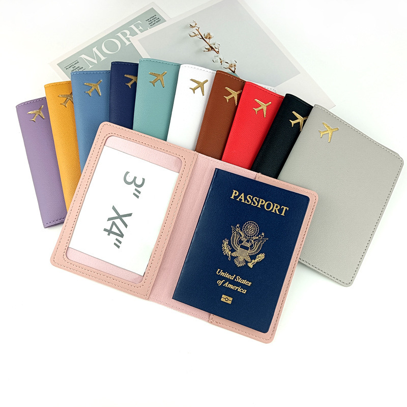 Luxury Airplane Passport Cover - Women Accessories Business Name review and price