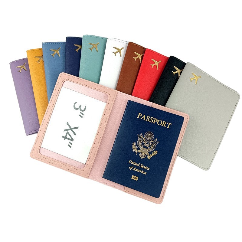 Luxury Airplane Passport Cover - Women Accessories Business Name review and price