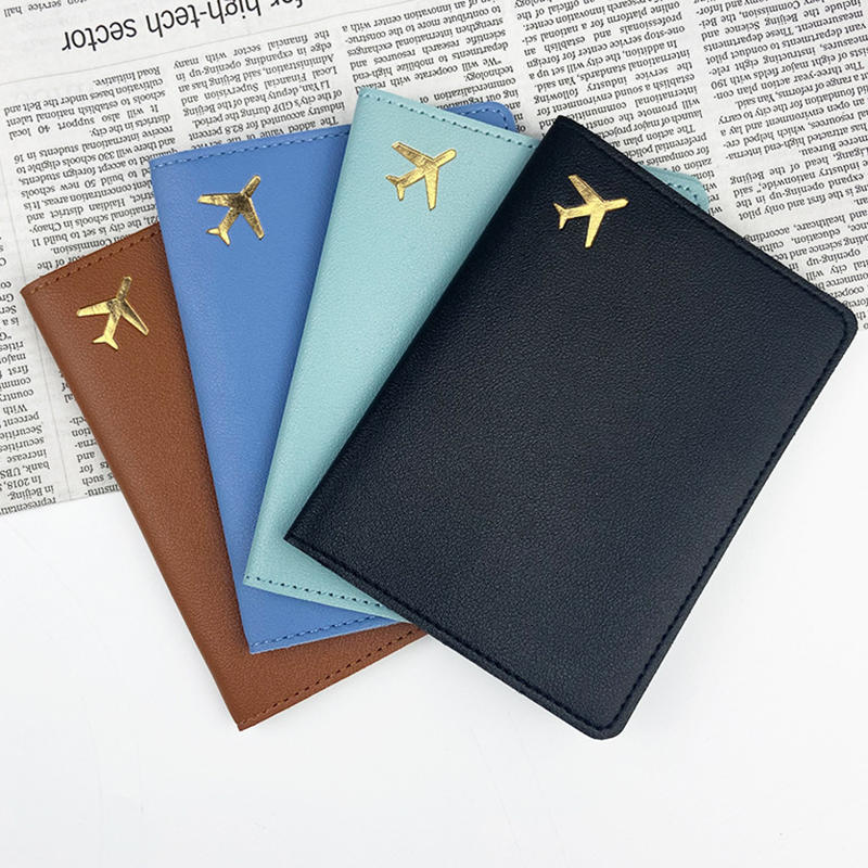 Luxury Gold Airplane Passport  - Women Accessories Business Name review and price
