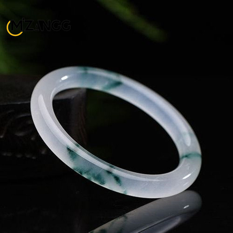 Natural Green Jadeite Bangle J - Women Accessories For Hand review and price