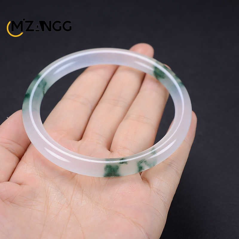 Natural Green Jadeite Bangle J - Women Accessories For Hand review and price
